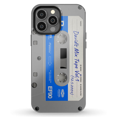 Personalized Retro Audio Cassette Mixtape iPhone Case